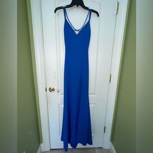Stunning electric blue dress for sale. Never worn.